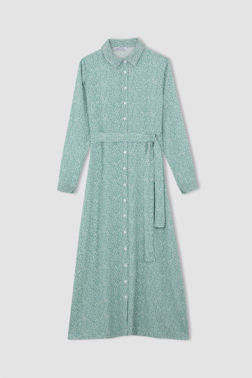 Women Mint Melange Dress