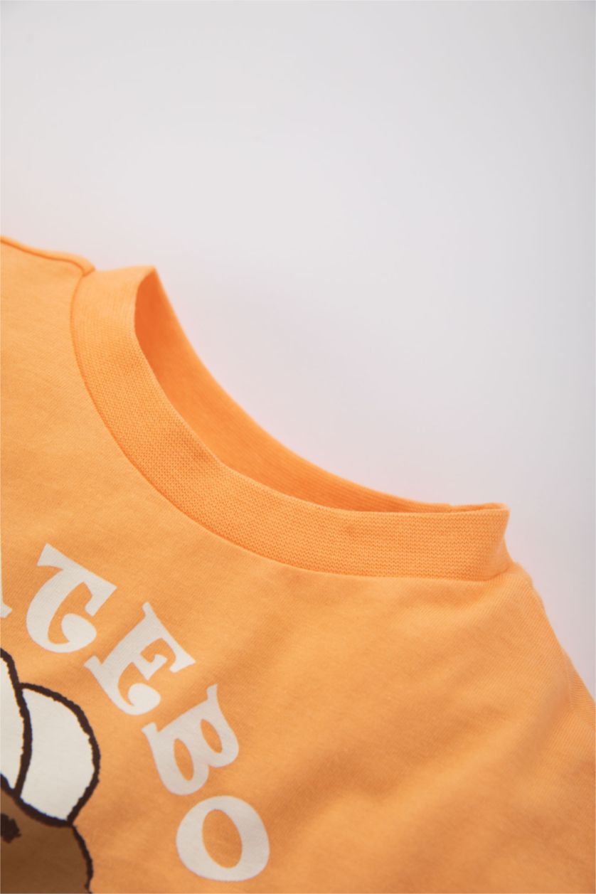 Малыши мальчики Лососевый Футболка стандартного кроя для малышей мальчиков