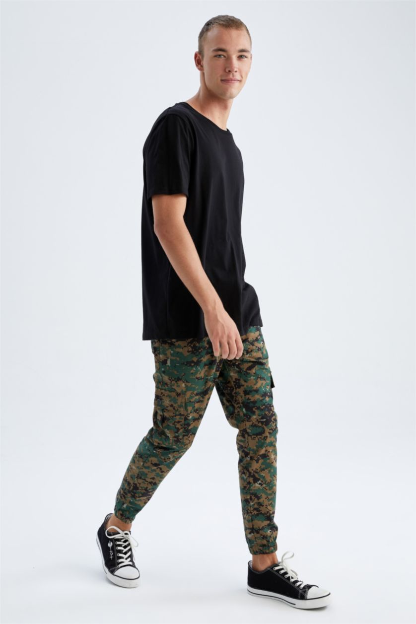 Erkek Yeşil Regular Fıt Pantolon