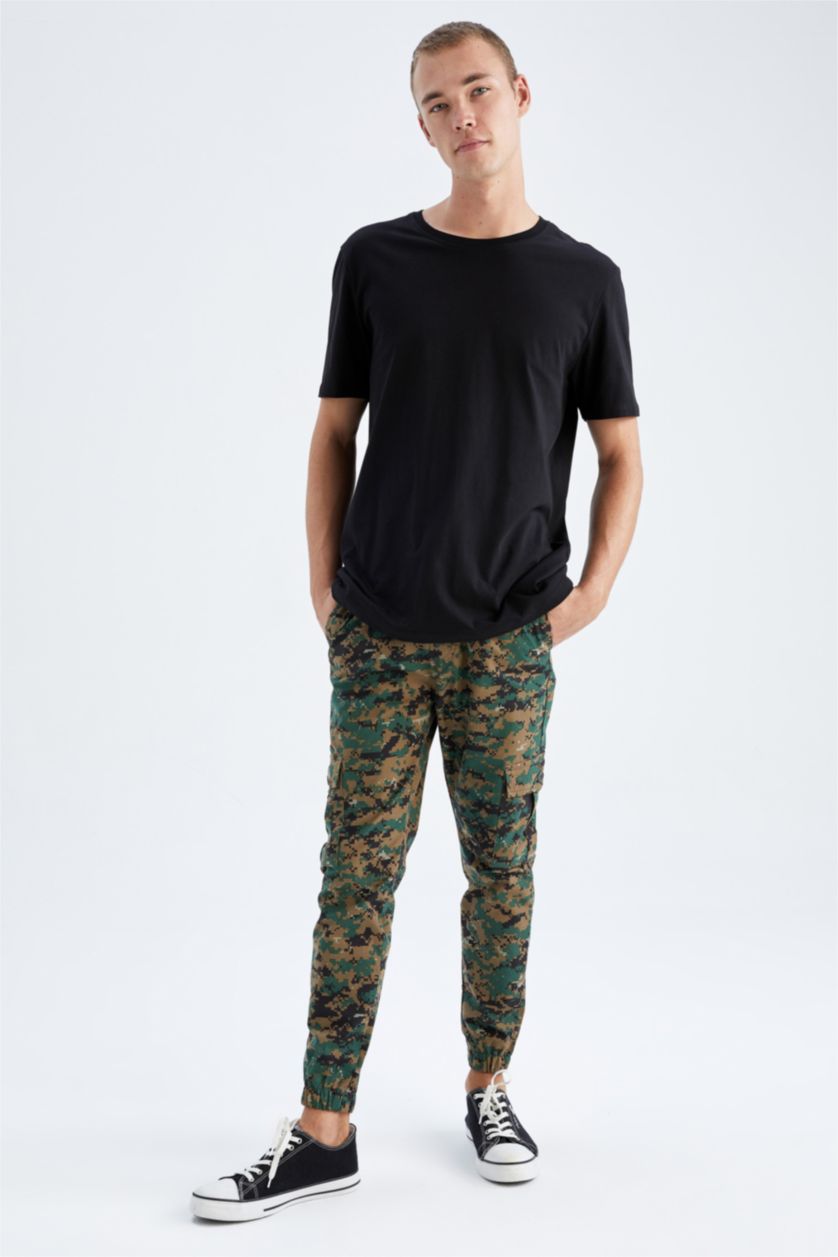 Erkek Yeşil Regular Fıt Pantolon