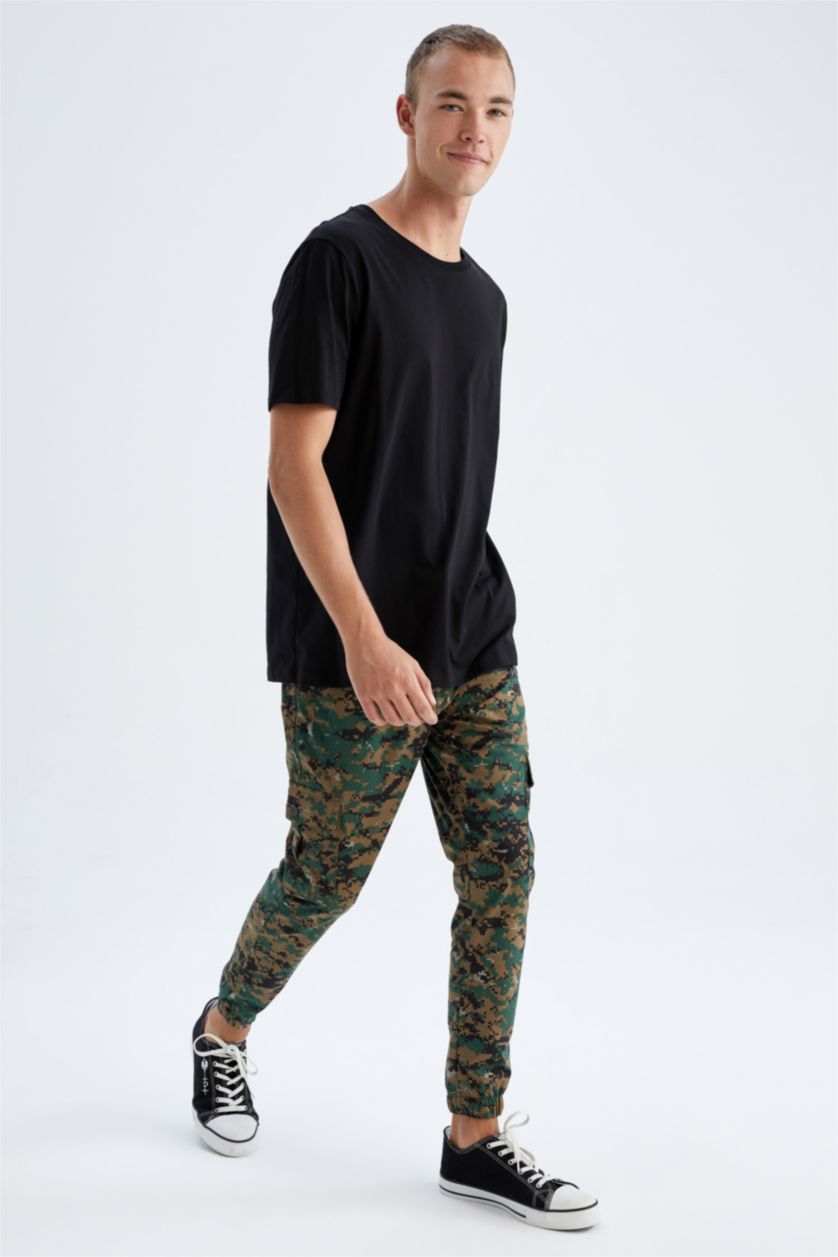 Erkek Yeşil Regular Fıt Pantolon