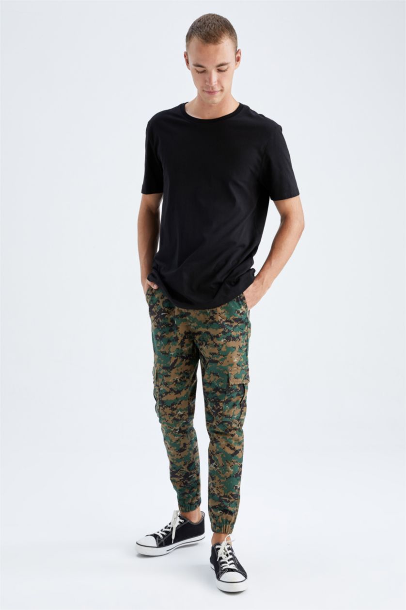 Erkek Yeşil Regular Fıt Pantolon