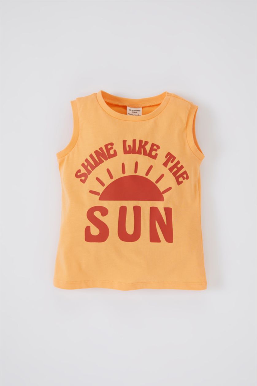BÉBÉ GARÇON Orange Débardeur imprimé pour BéBé Garçon