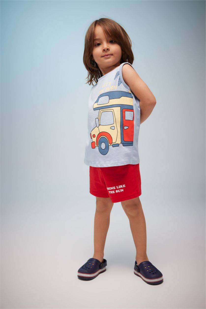 BÉBÉ GARÇON Rouge Short imprimé pour bébé garçon