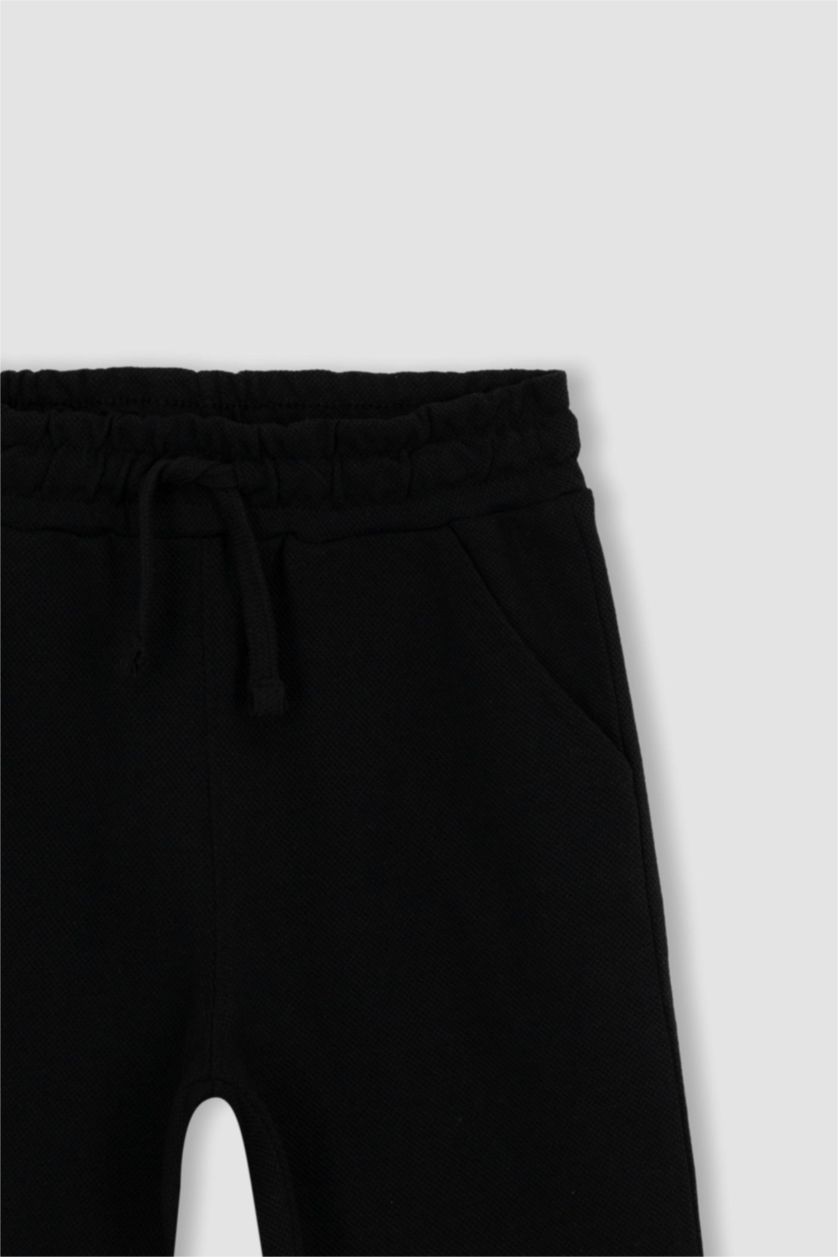 BOYS & TEENS Black Boys Regular Fit Shorts