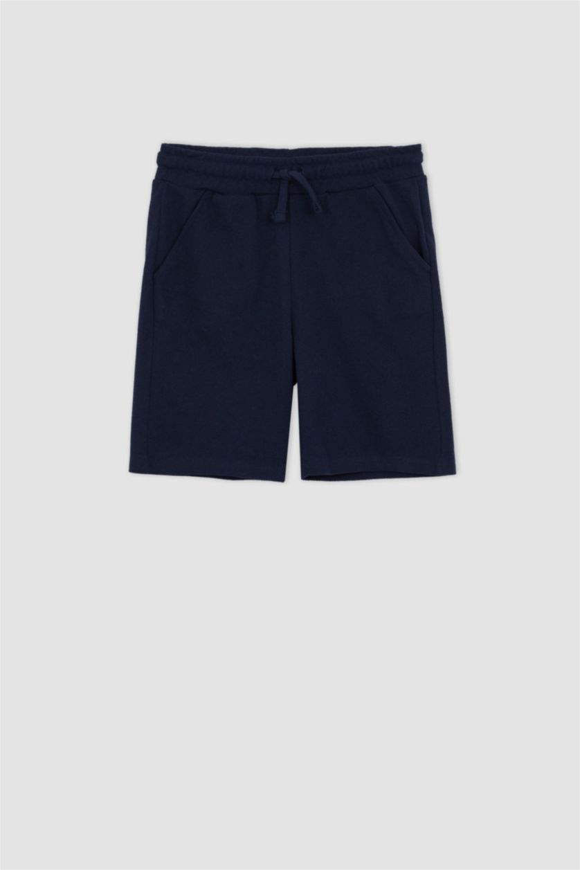 GARÇONS Marin Short Piquer Ourlet régulier