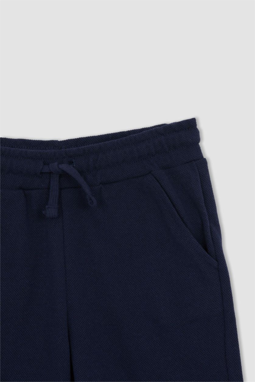 GARÇONS Marin Short Piquer Ourlet régulier