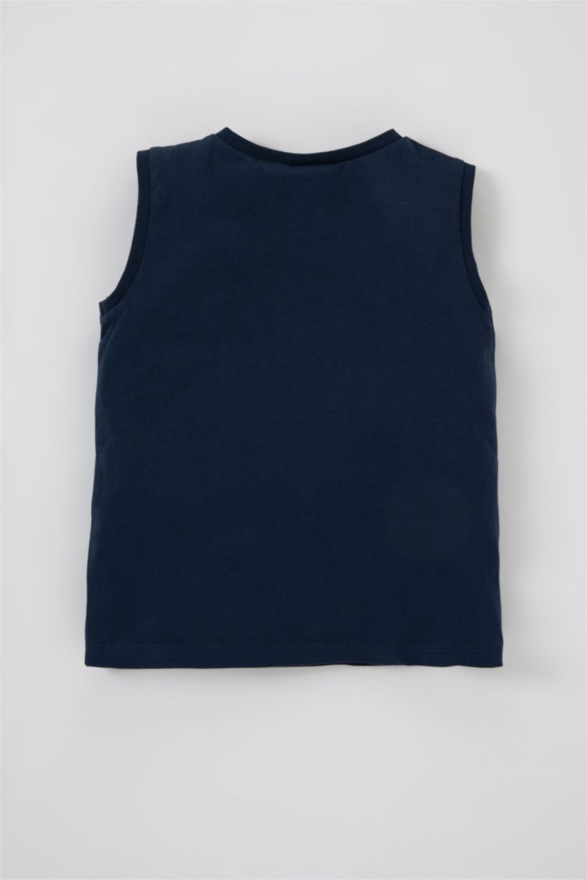 BABY BOY NAVY Baby Boy Printed Singlet