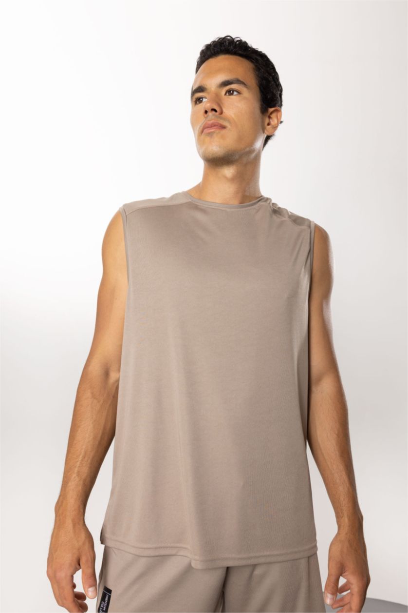 MAN Vison DeFactoFit Regular Fit Crew Neck Sports T-Shirt