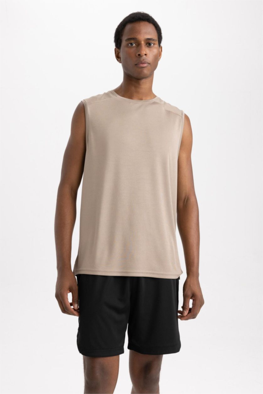 MAN Vison DeFactoFit Regular Fit Crew Neck Sports T-Shirt
