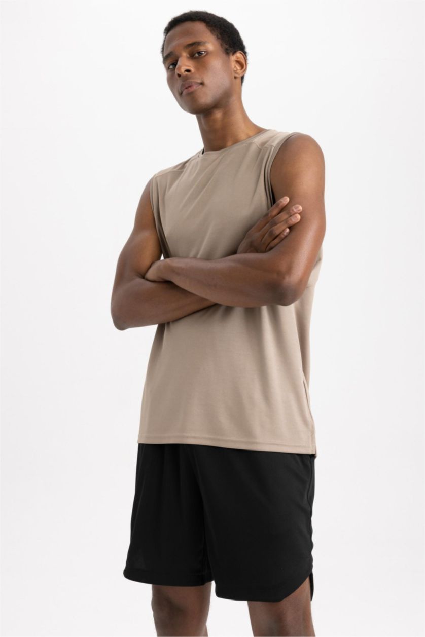 MAN Vison DeFactoFit Regular Fit Crew Neck Sports T-Shirt