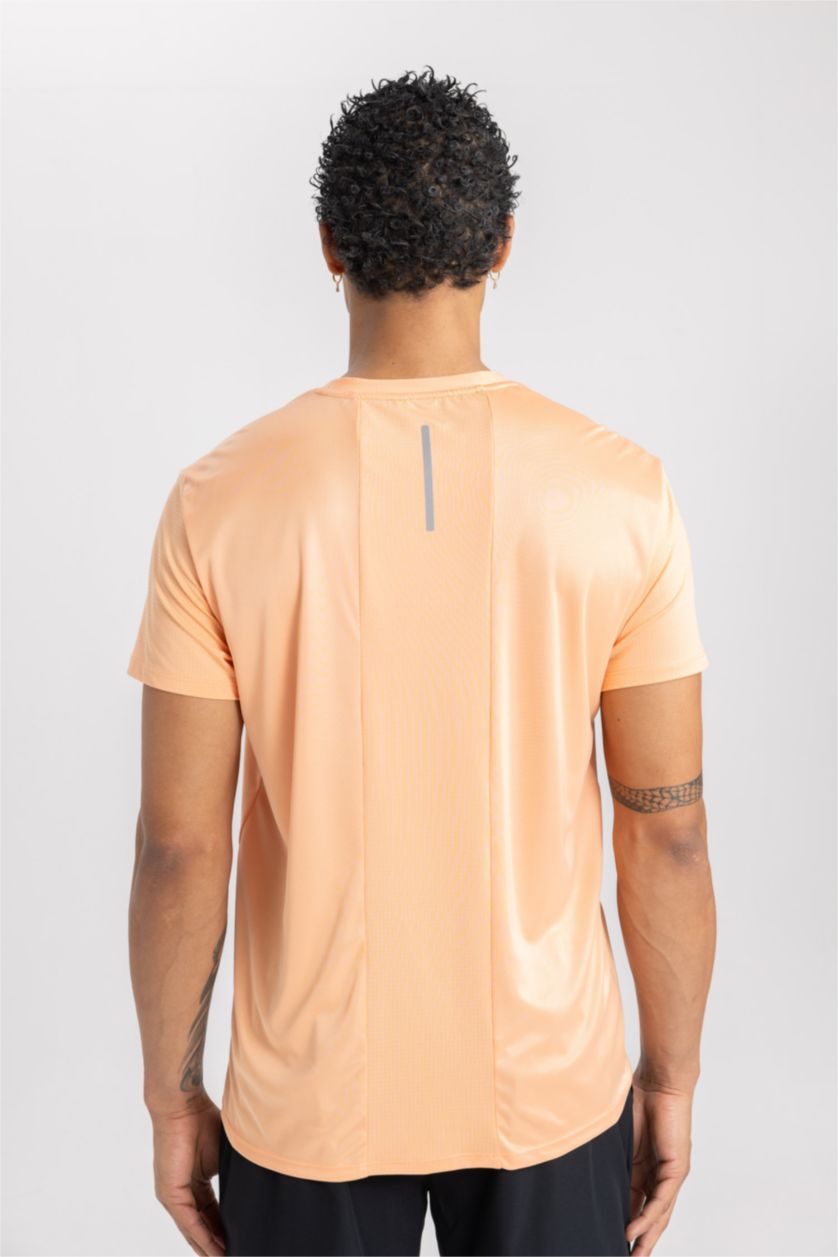 رجال سيموني تي شيرت رياضي قصة عادية بياقة مستديرة