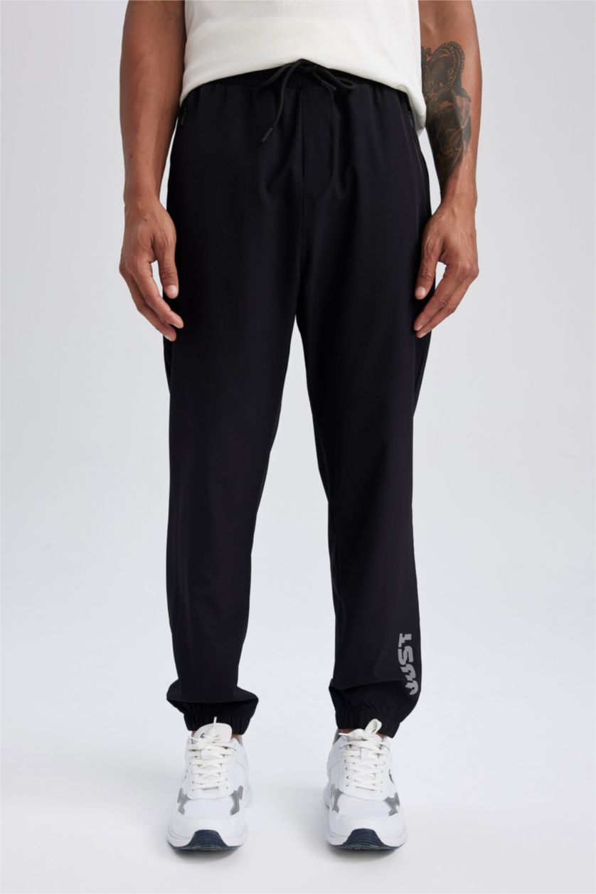 رجال أسود بنطلون بجامة رياضي سليم فيت من DeFactoFit