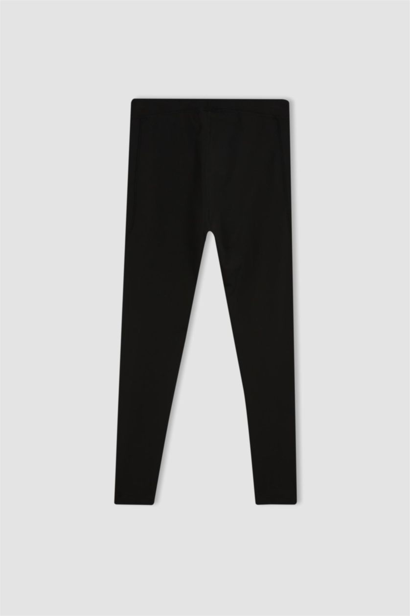 رجال أسود ستريج رياضي سليم فيت