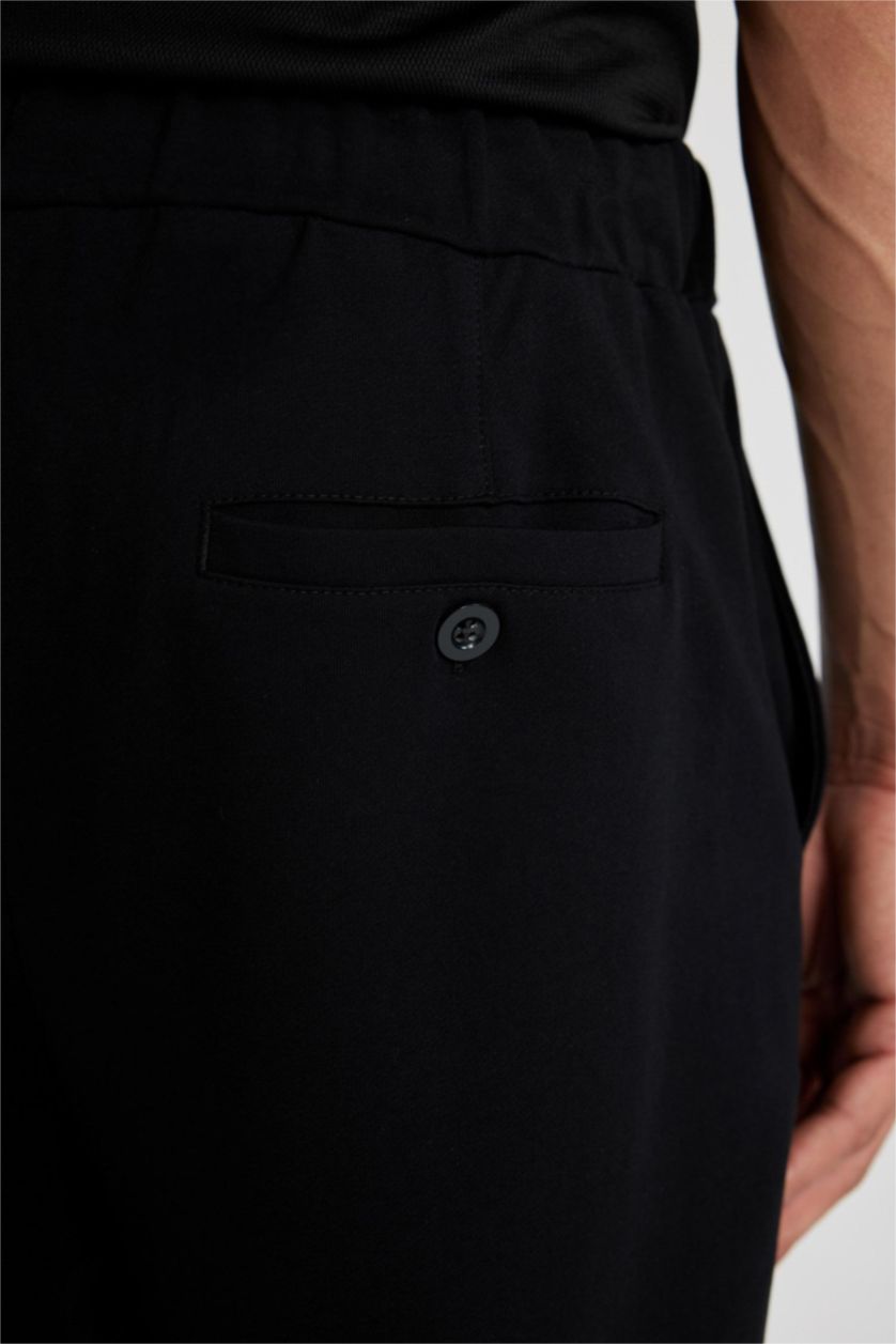 Ерлер қара слим пішімі стандарт етек Джоггер