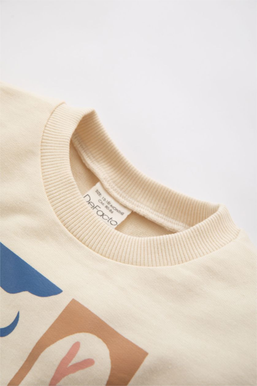 BABY BOY Sand Baby Boy Regular Fit Sweatshirt