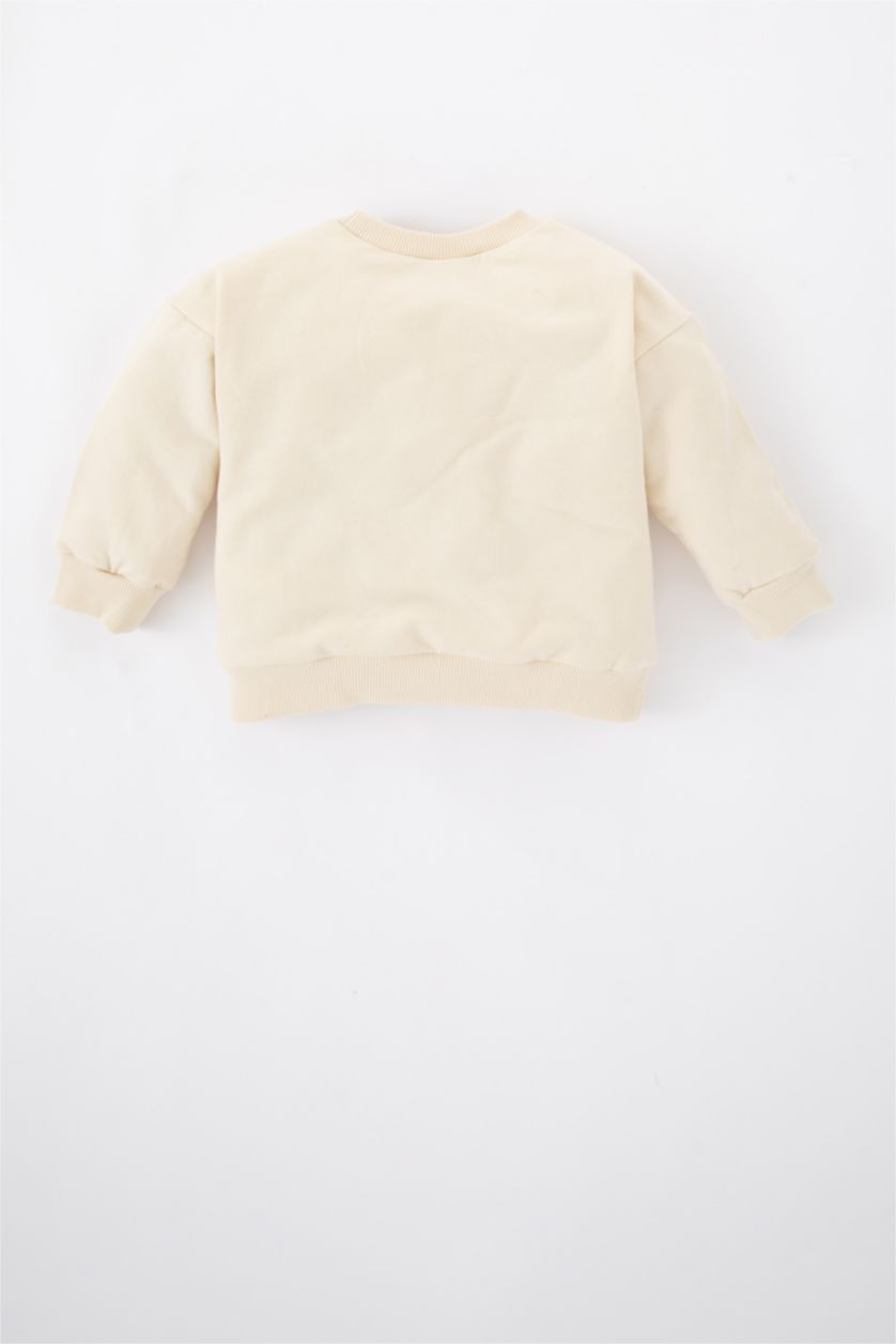 BABY BOY Sand Baby Boy Regular Fit Sweatshirt