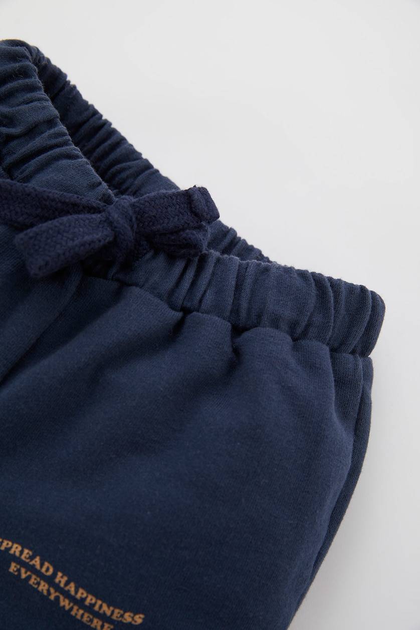 Baby Boys Indigo Baby Boy Slogan Printed Sweatpants