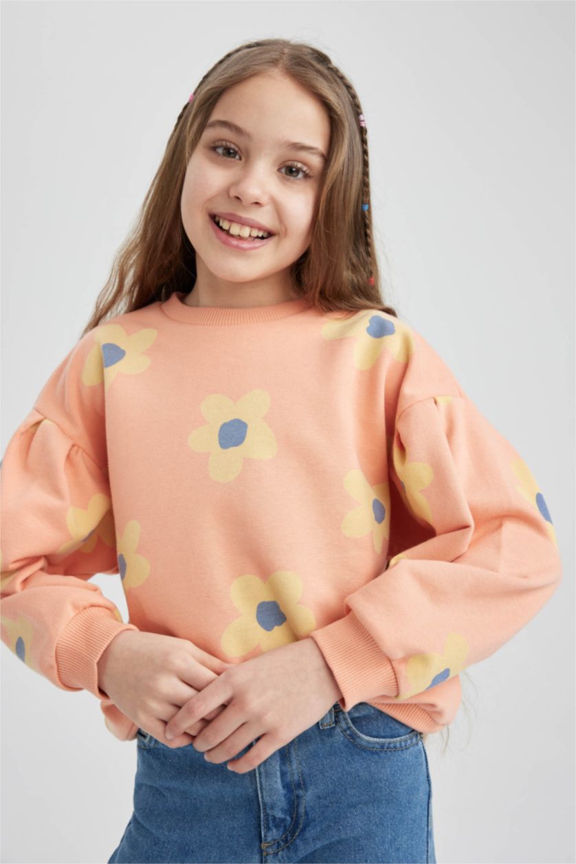 GIRLS & TEENS Salmon Girl Relax Fit Sweatshirt