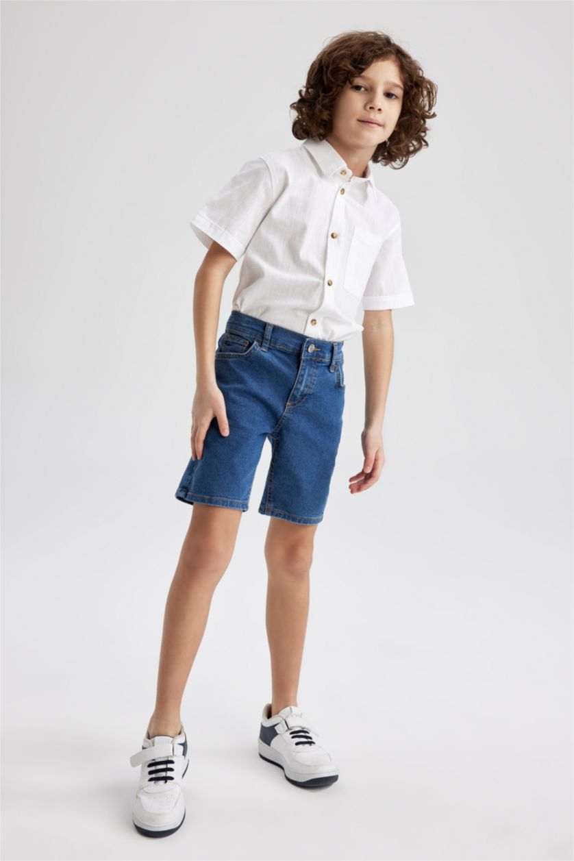 BOYS & TEENS Blue Boy Jean Shorts