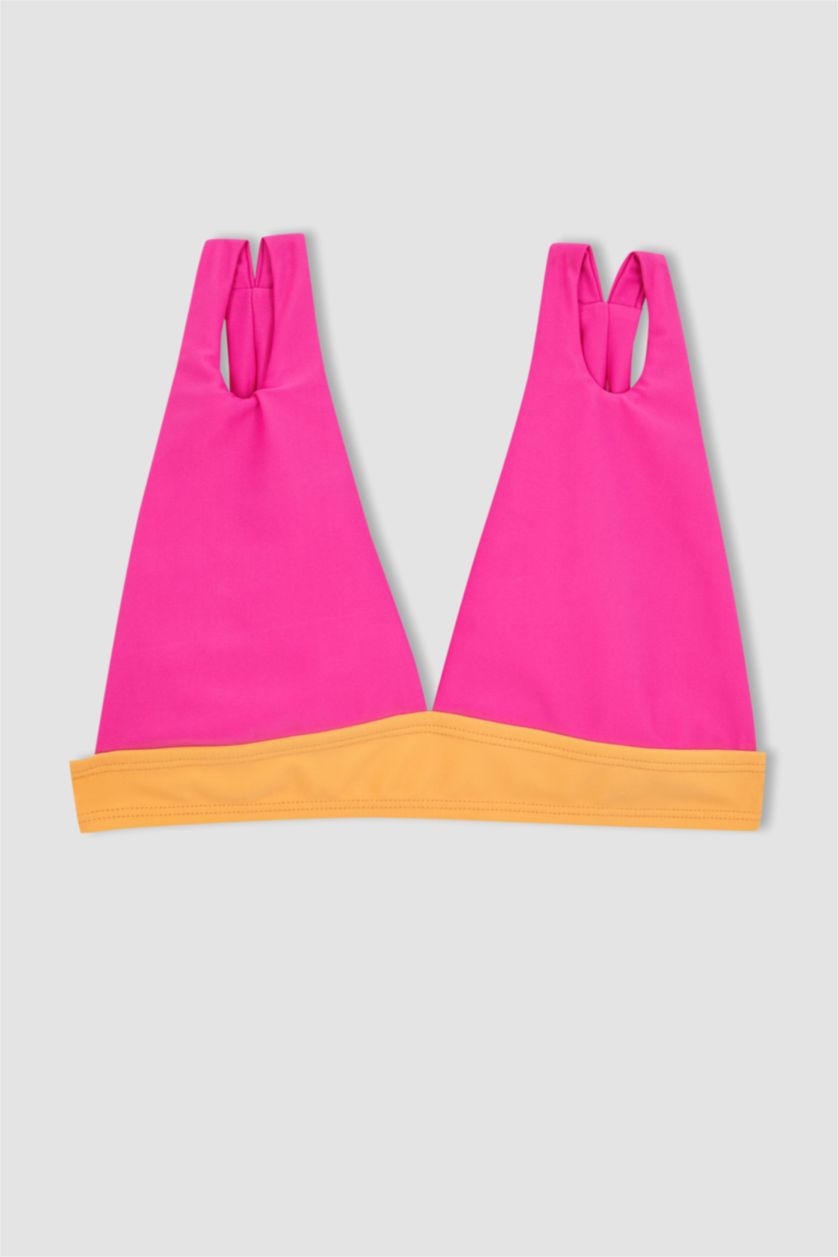 GIRLS & TEENS Neon Pink 2 piece Woven Bikini