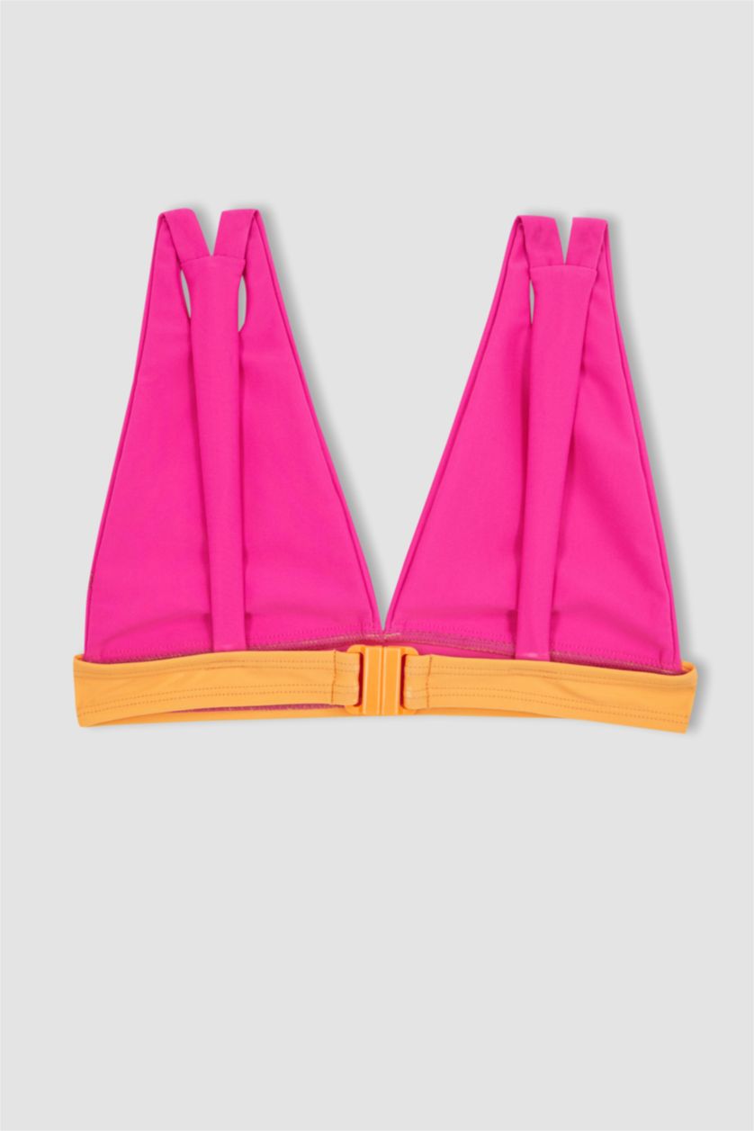 GIRLS & TEENS Neon Pink 2 piece Woven Bikini