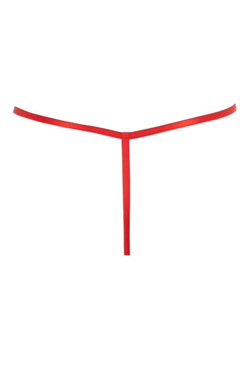 نساء أحمر كلوت مطعم بالدانتيل من Fall In Love