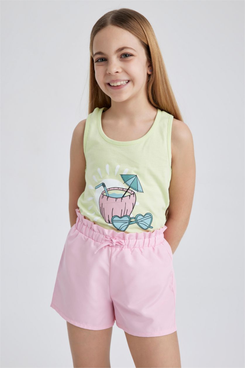 GIRLS & TEENS Pink Girl Beach Shorts