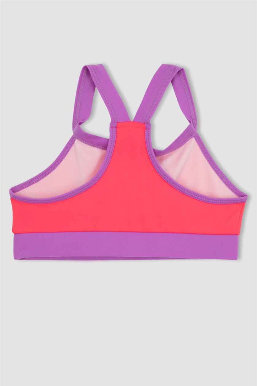 GIRLS & TEENS Neon Pink Girl Shorts Bikini Set