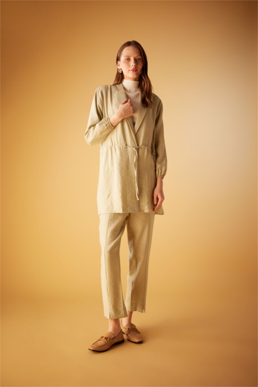 WOMAN Light Green Harem Pants