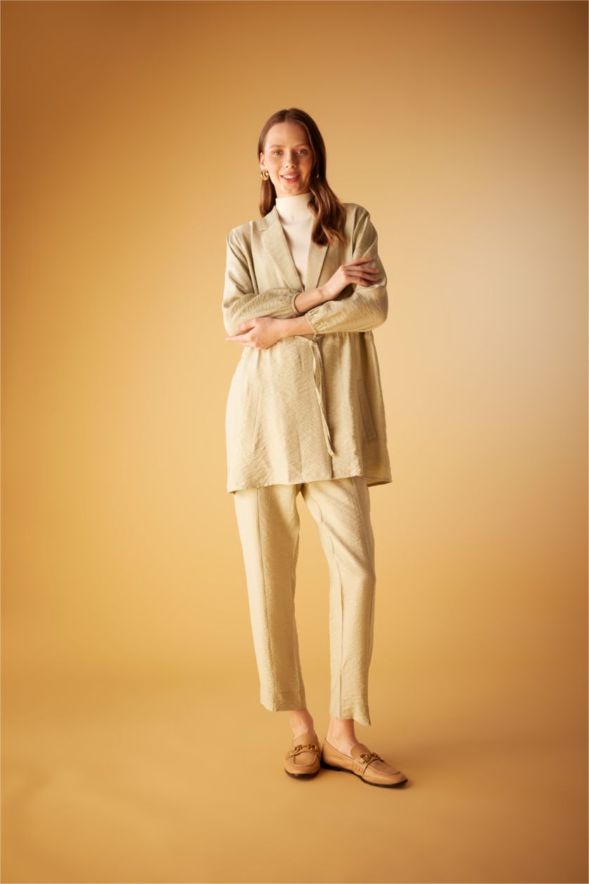 WOMAN Light Green Harem Pants