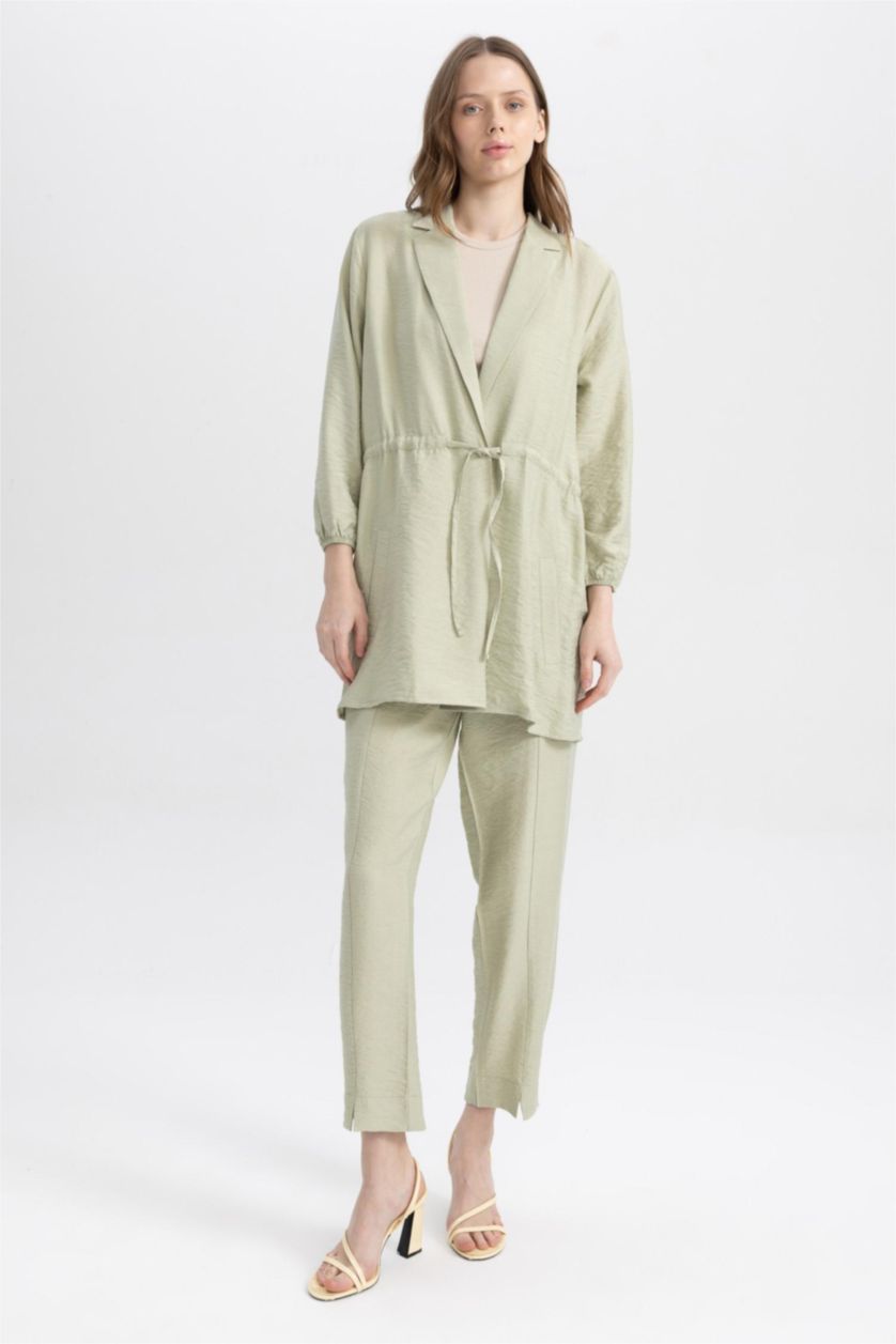 WOMAN Light Green Harem Pants