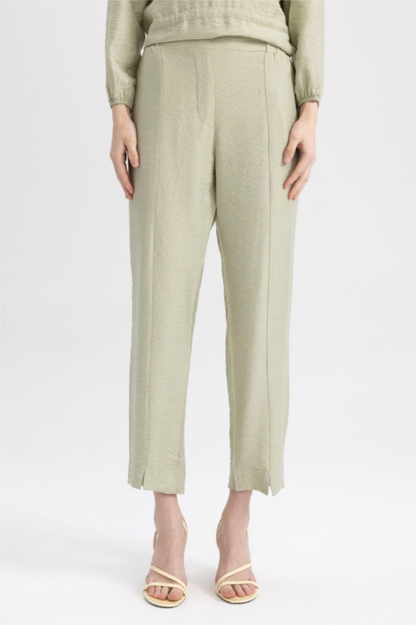 WOMAN Light Green Harem Pants