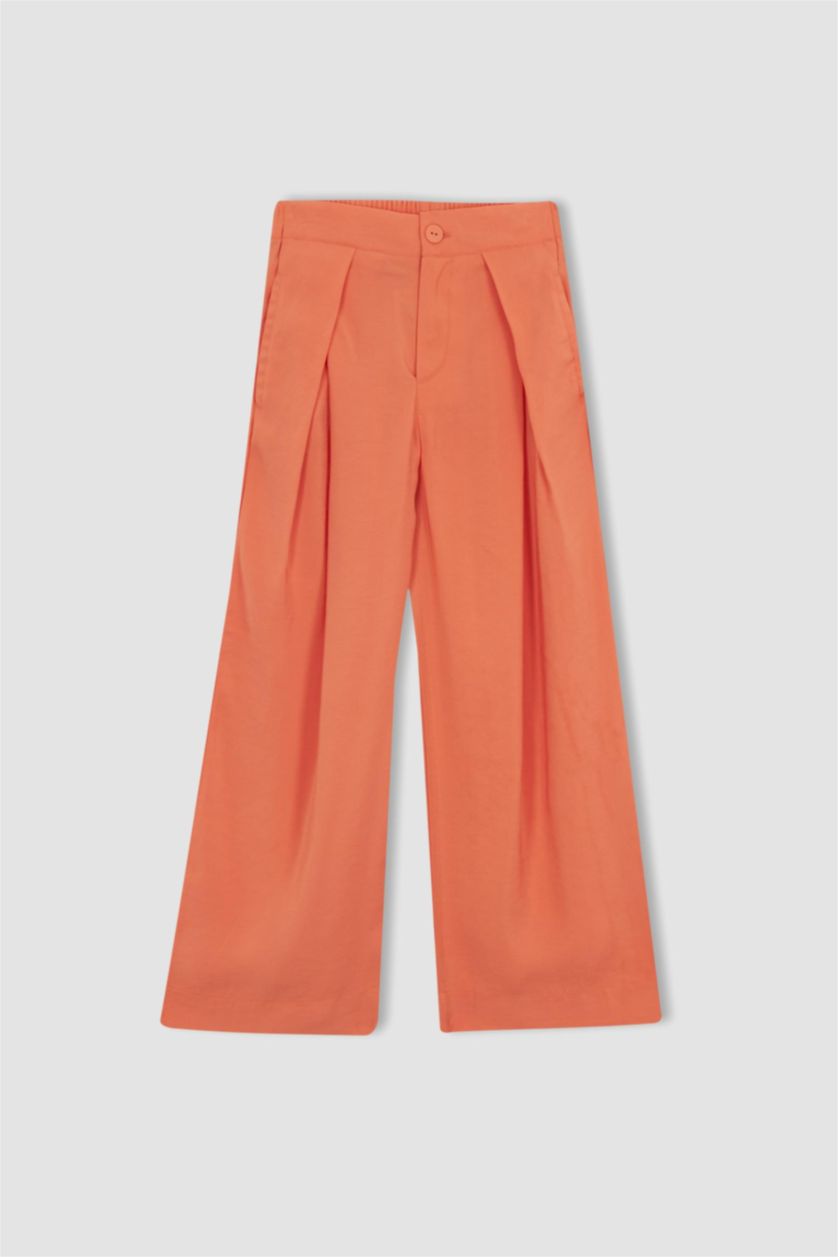 GIRLS & TEENS Salmon Girl Wide Leg Wide Leg Modal Trousers