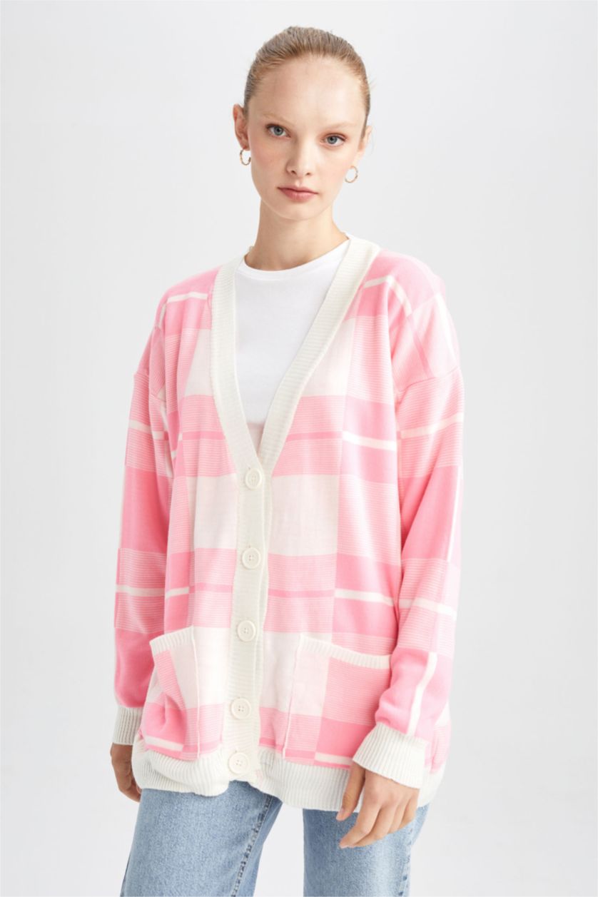 WOMAN Powder Oversize Fit Cardigan