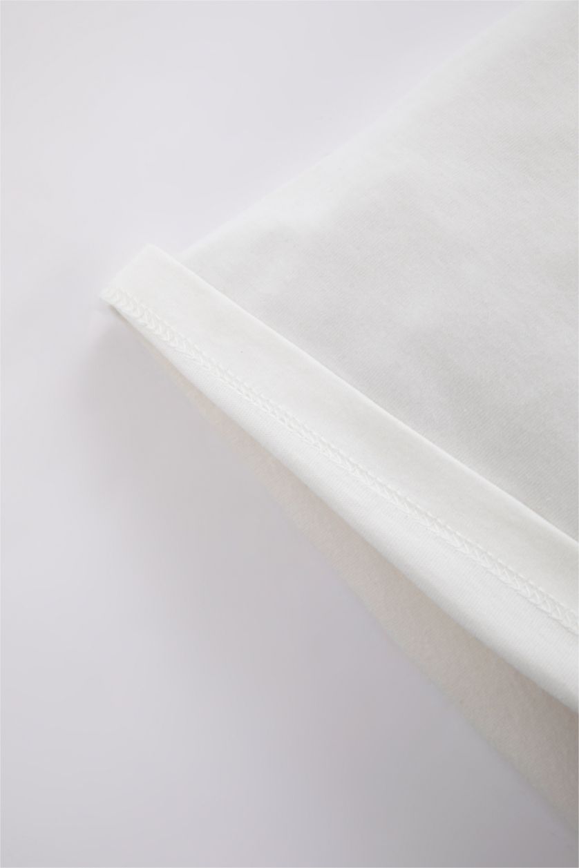 BABY GIRL Ecru Baby Girl Disney Bambi Licensed Regular Fit Crew Neck Short Sleeved T-Shirt