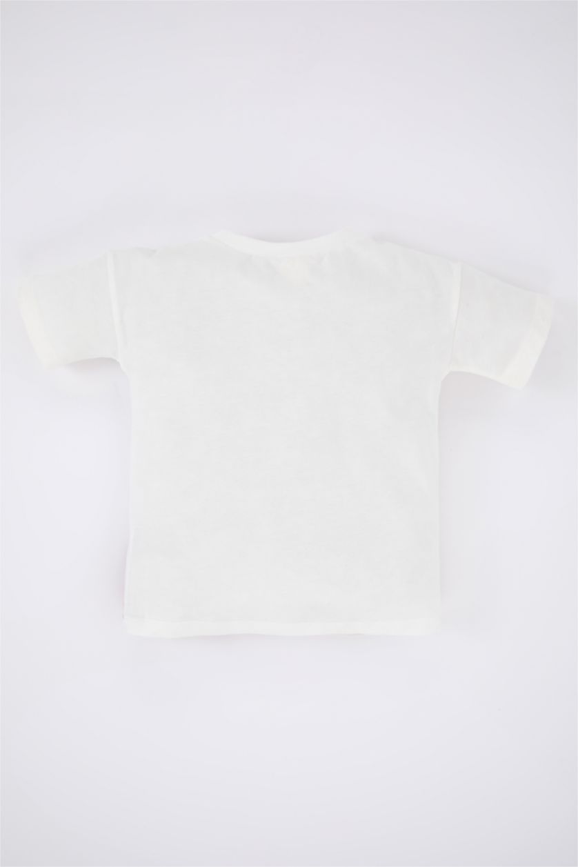 BABY GIRL Ecru Baby Girl Disney Bambi Licensed Regular Fit Crew Neck Short Sleeved T-Shirt