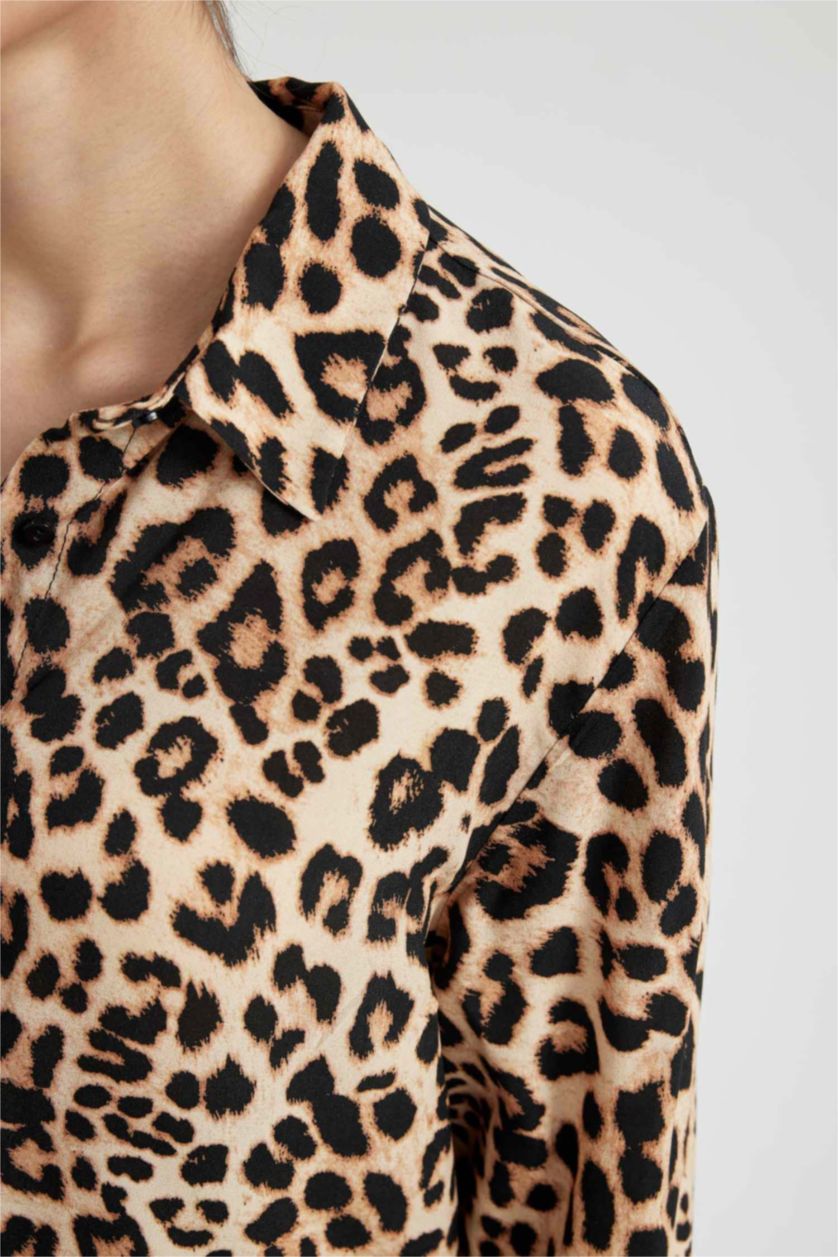 WOMAN Light Brown Long Sleeve Tunic