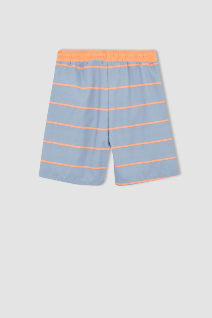 GARÇONS Gümüş Short de bain rayé pour garçon