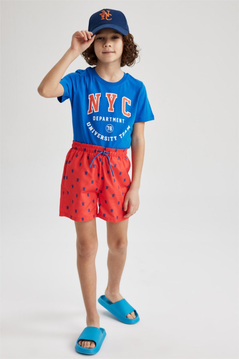 GARÇONS Rouge Short De Bain pour Garçon