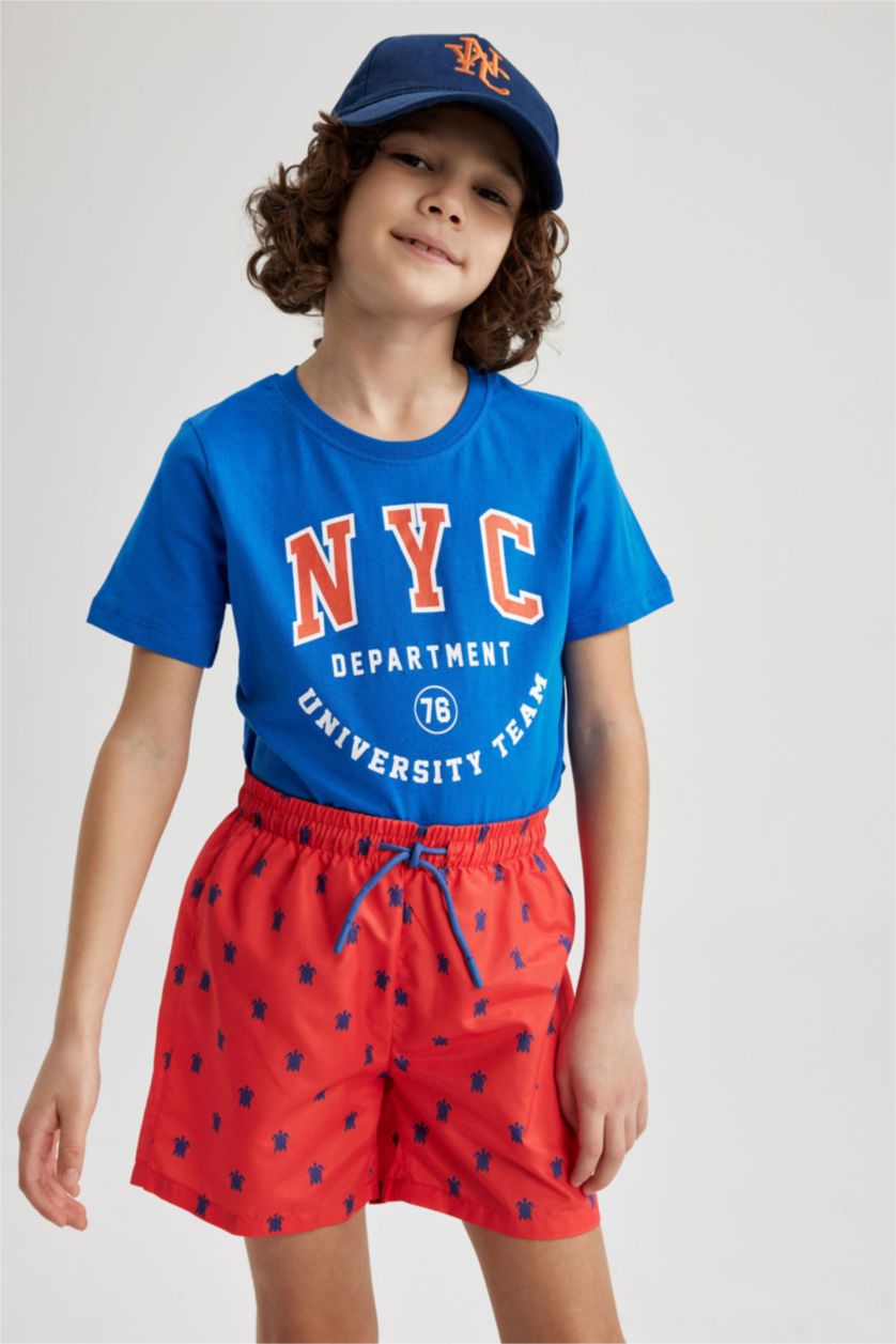 GARÇONS Rouge Short De Bain pour Garçon