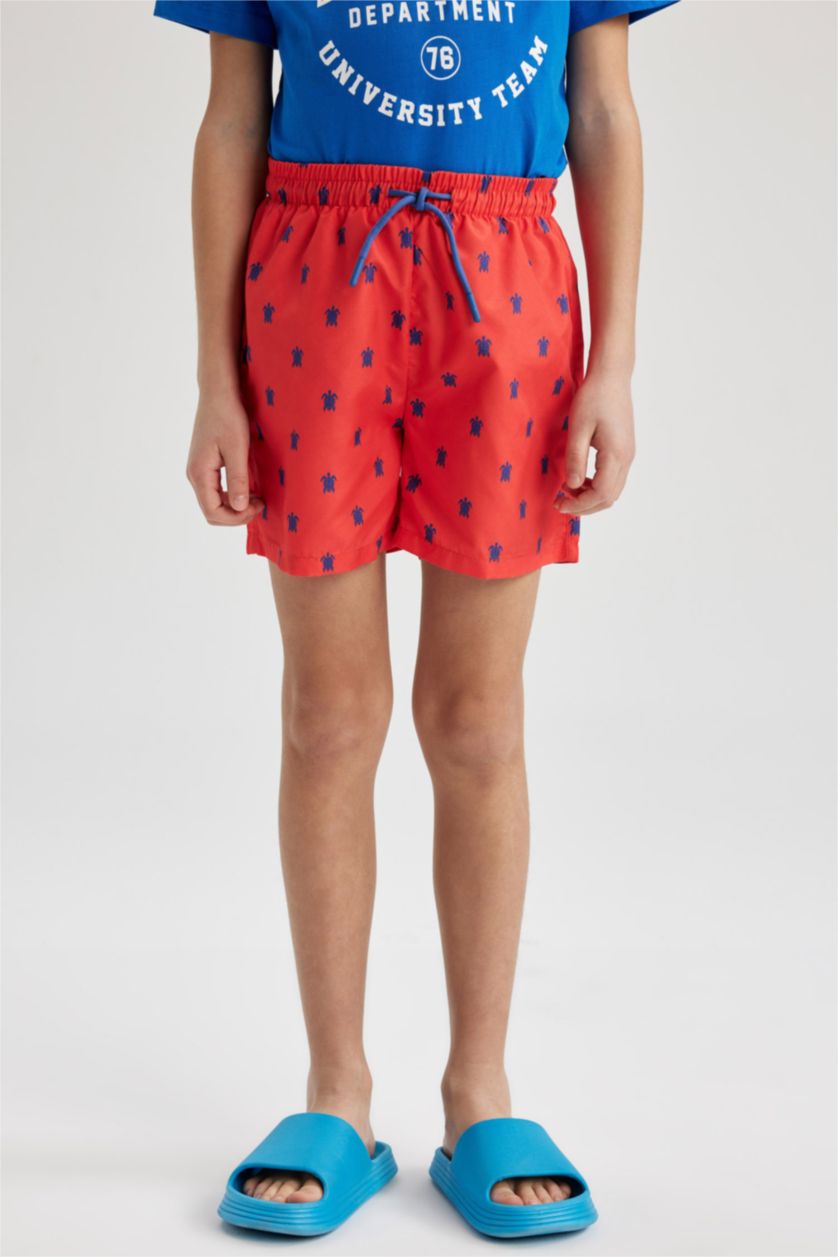 GARÇONS Rouge Short De Bain pour Garçon