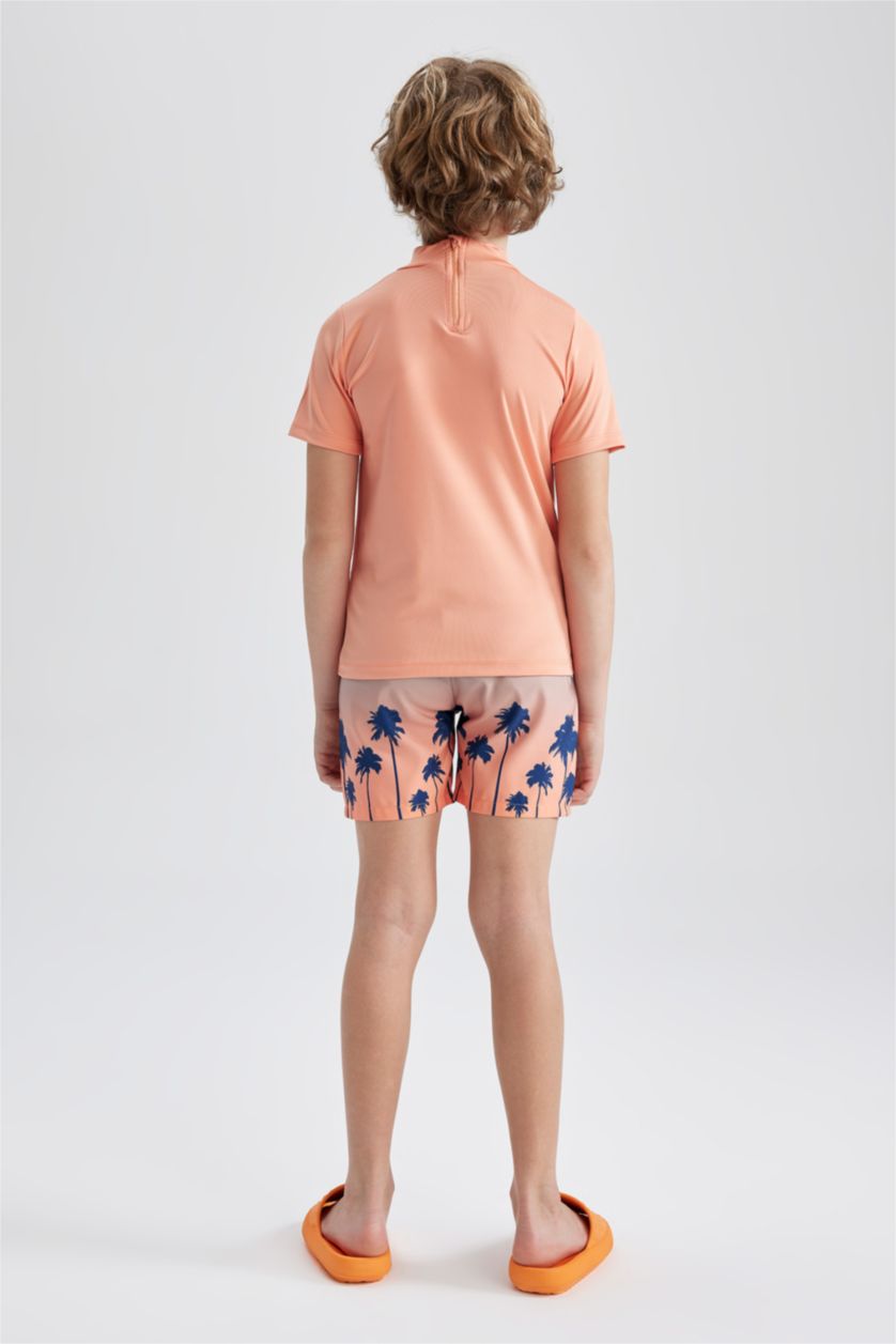 Boys & Teens Orange Boy 2 piece Regular Fit Swimsuit