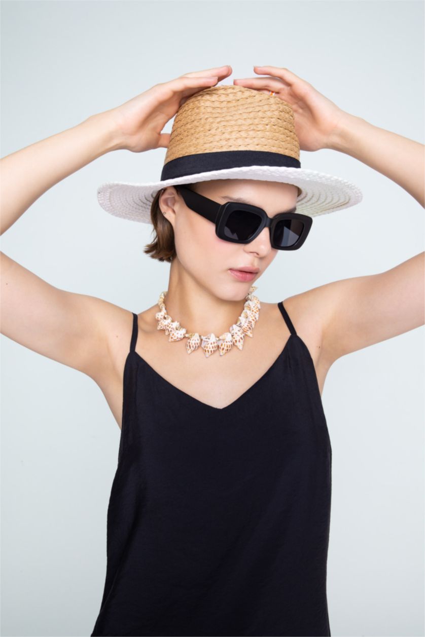 Kadın Kahve Kadın Kovboy Şapka