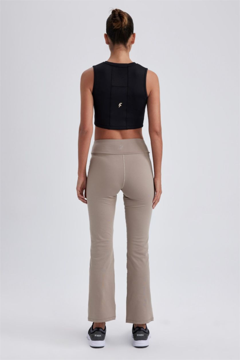 FEMME Beige Pantalon deJogging coupe standard en tissu épais de DeFactoFit