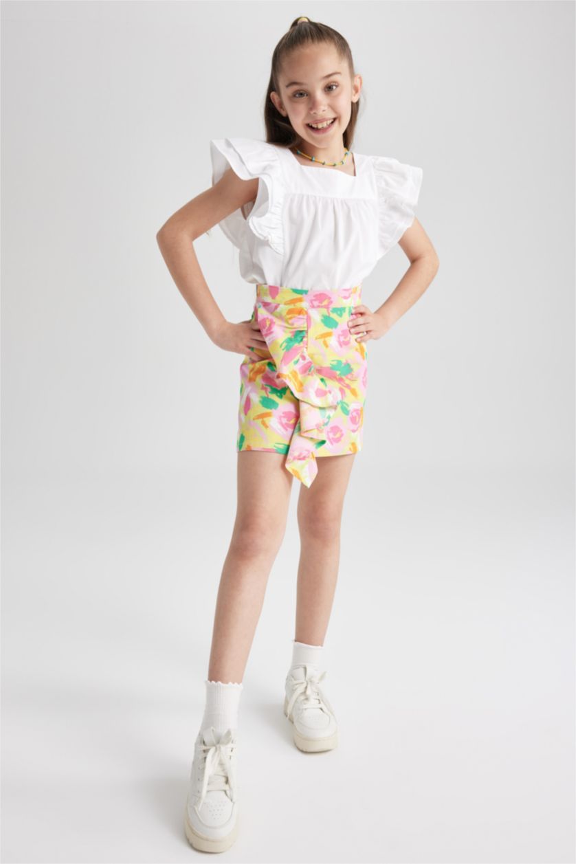 Girls & Teens Green Girl Poplin Skirt