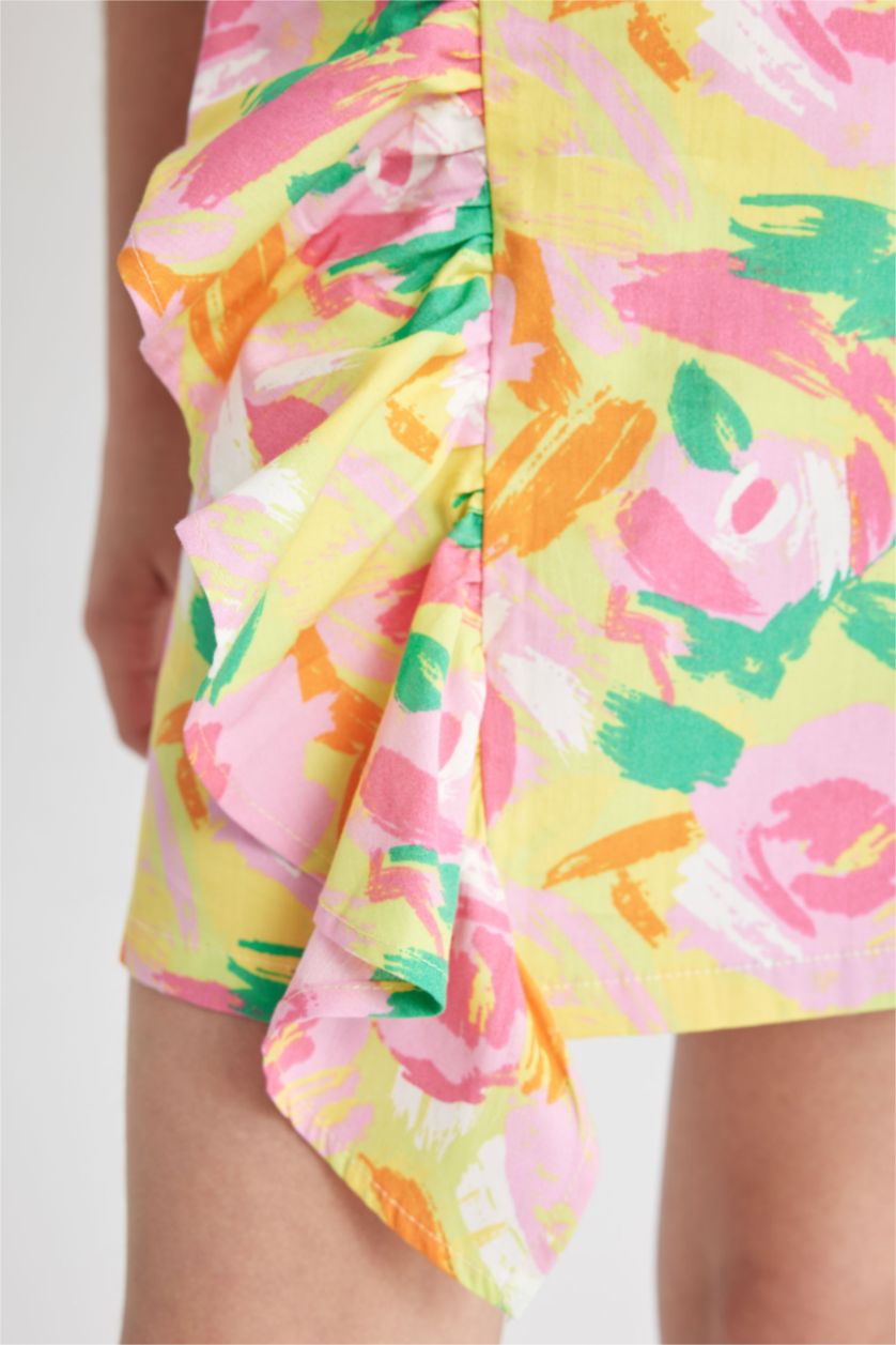 Girls & Teens Green Girl Poplin Skirt