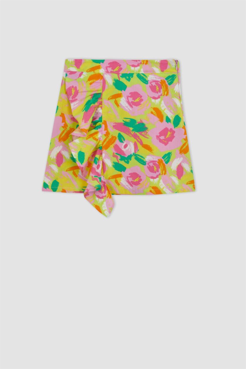 Girls & Teens Green Girl Poplin Skirt