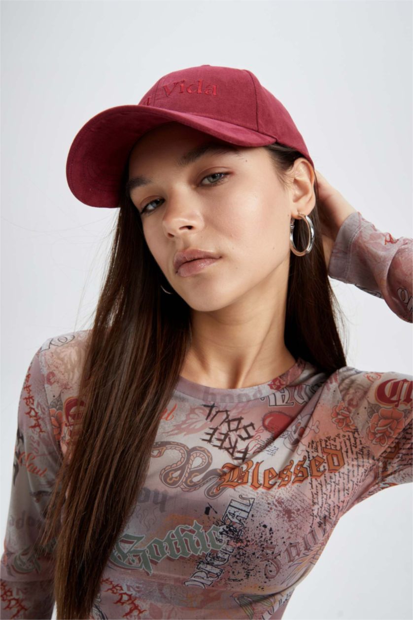 WOMAN Bordeaux Women Cap Hat