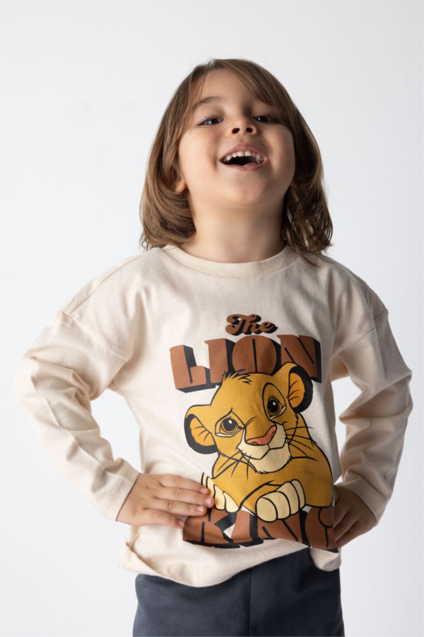 BABY BOY Beige Baby Boy Disney Lion King Crew Neck Set of 2